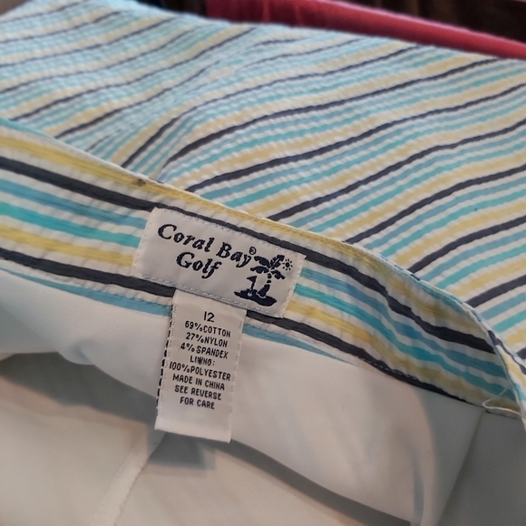 🍄3/50$🍄 CORAL BAY Golf tennis skort size 12 - Picture 8 of 8